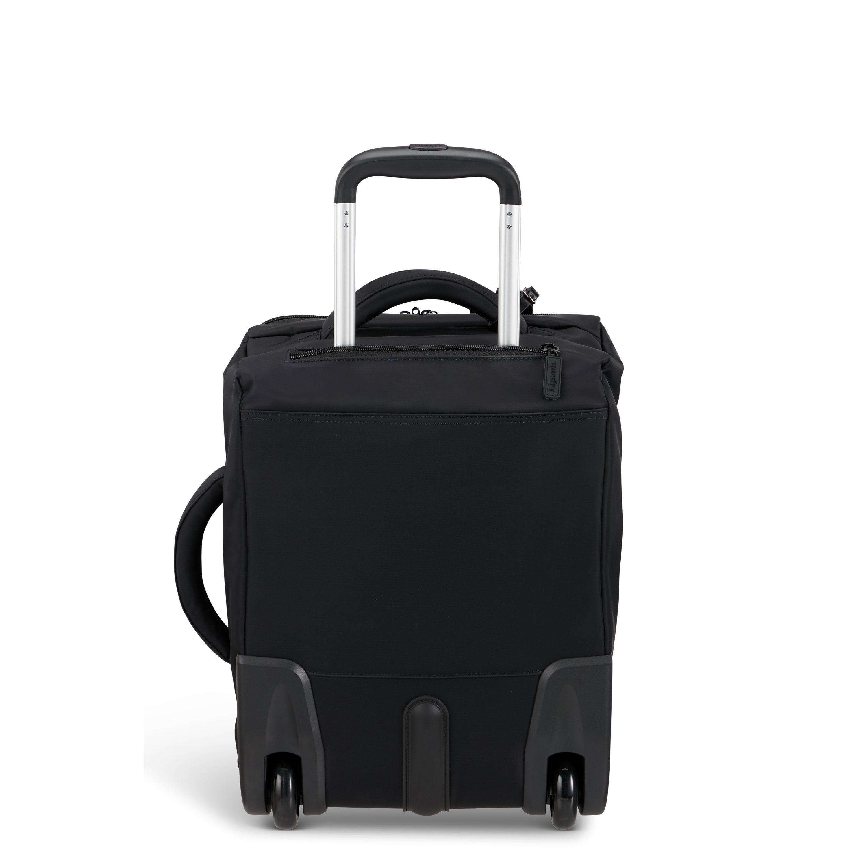 Lipault Foldable Plume Mini Cabin Upright, Black, Back Image image number 4